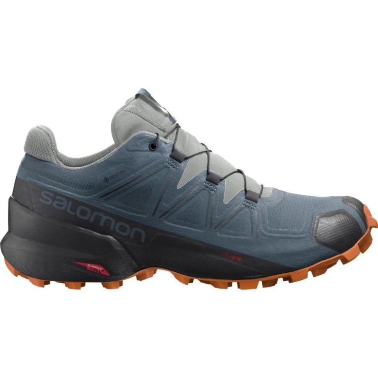 Sapatilhas Trail Running Salomon Speedcross 5 GTX Masculino Azuis | PT H09541